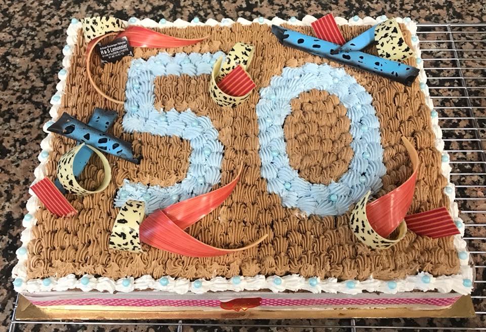 Gâteau d'anniversaire 50 ans