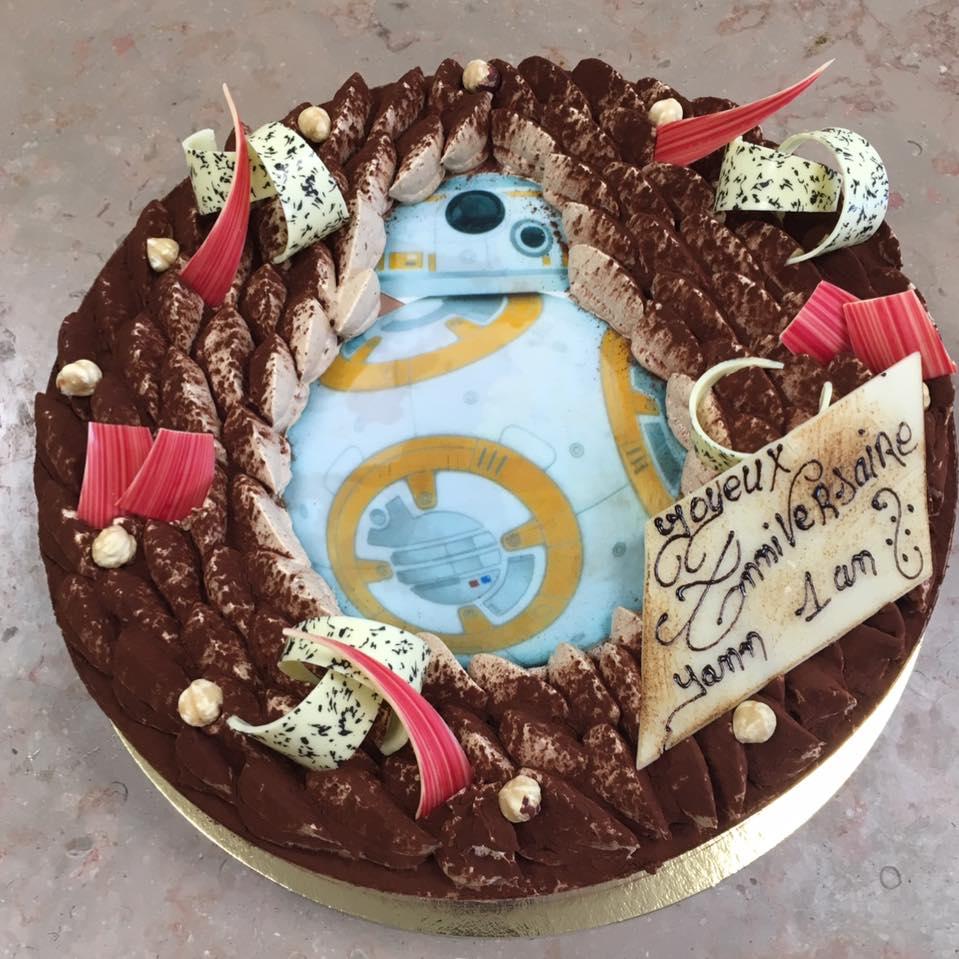 Gâteau d'anniversaire thème Star Wars