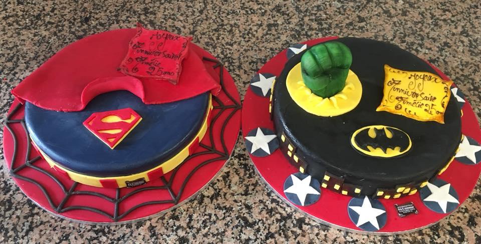 Gâteaux d'anniversaire thème super héros