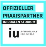 Ein Logo für ein Unternehmen namens IU Internationale Hochschule.