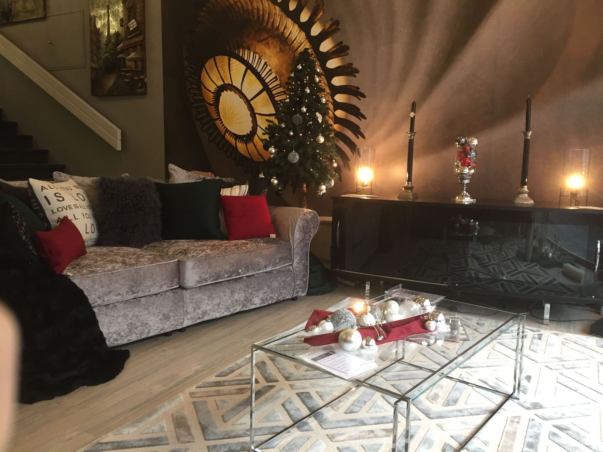 stilvolle einrichtung mit polstern