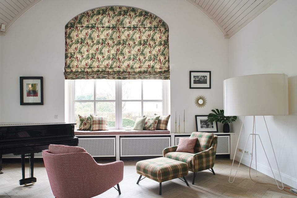 stilvolle einrichtung mit polstern