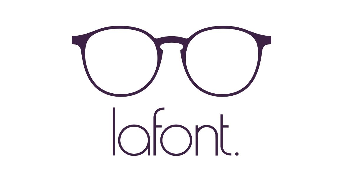 Le logo de lafont est une paire de lunettes.