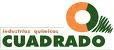 Se muestra un logotipo de Cuadrado sobre un fondo blanco.