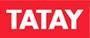 La palabra tatay está escrita en letras blancas sobre un fondo rojo.