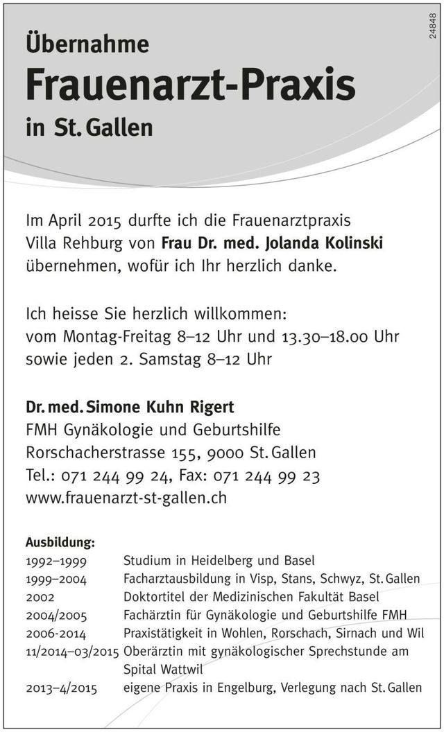 Frauenarztpraxis Dr. med. Simone Kuhn Rigert FMH Gynäkologie und Geburtshilfe