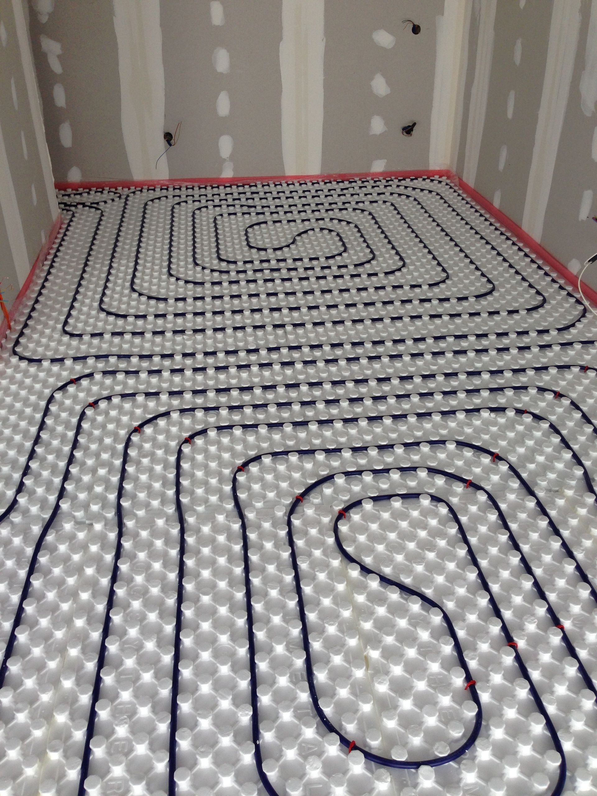 Photo d'un sol chauffant
