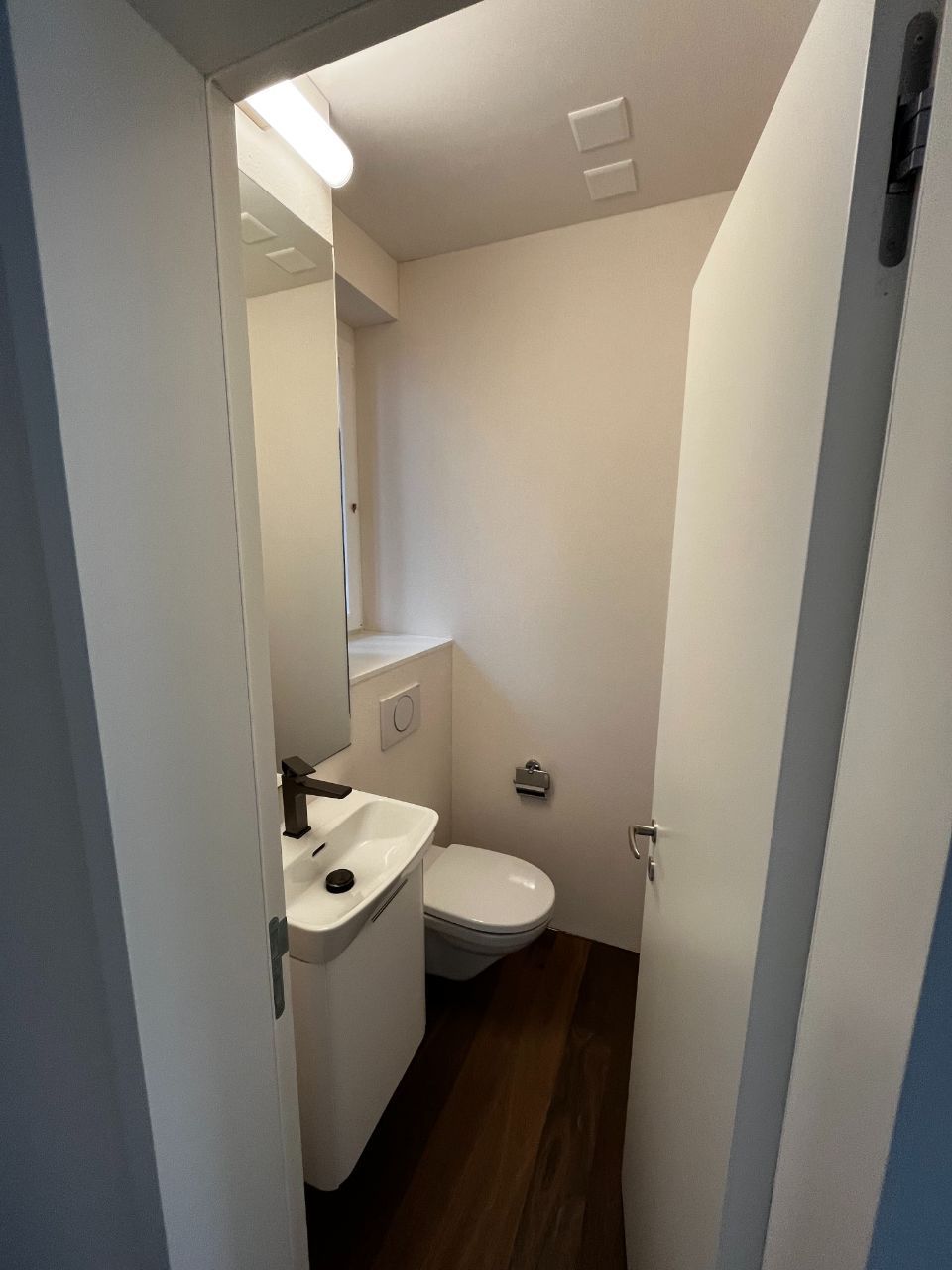 Von der Luca Benedetto Malermeister AG renoviertes Badezimmer