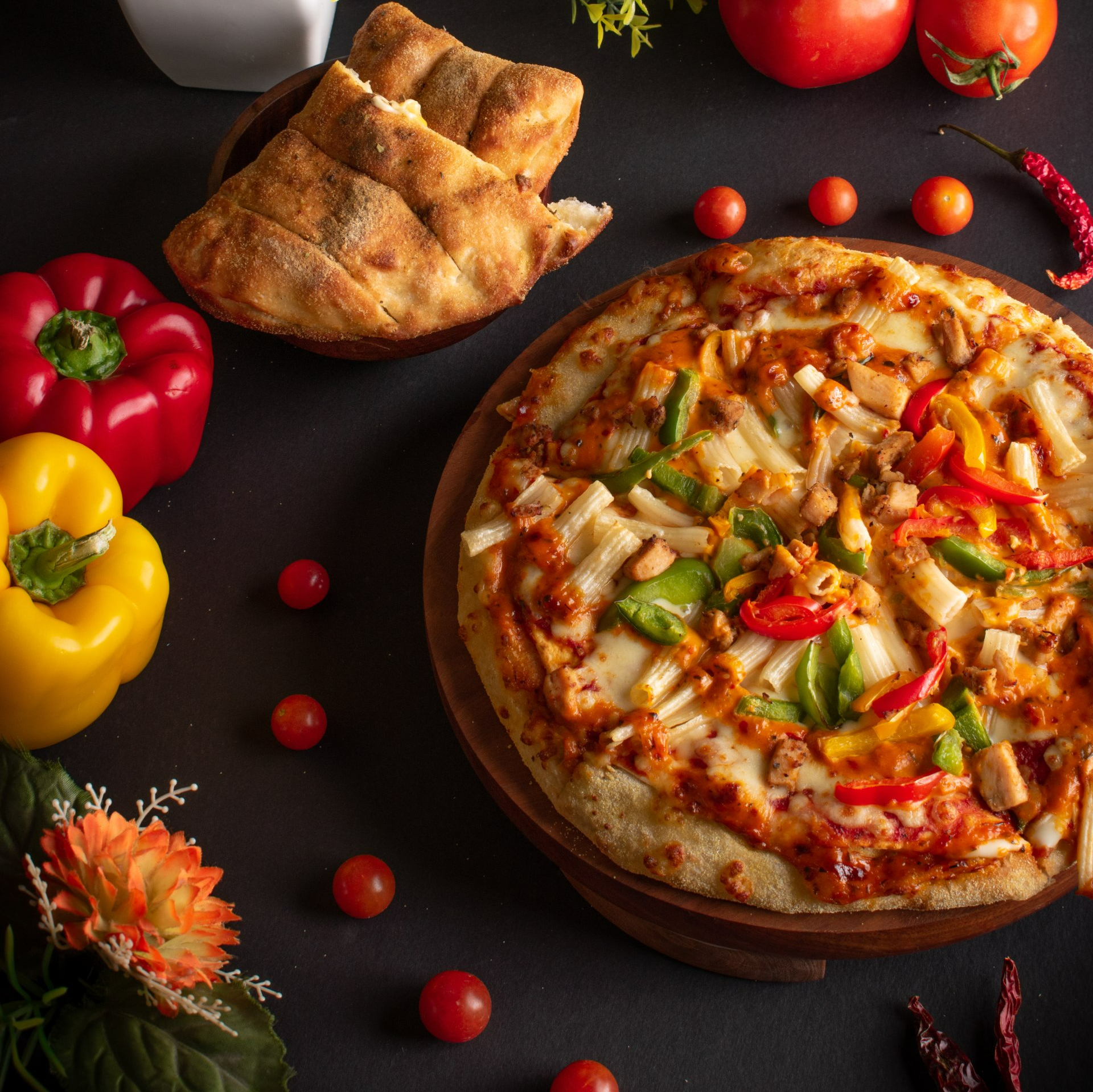 Pizza poivrons Pizza poivrons