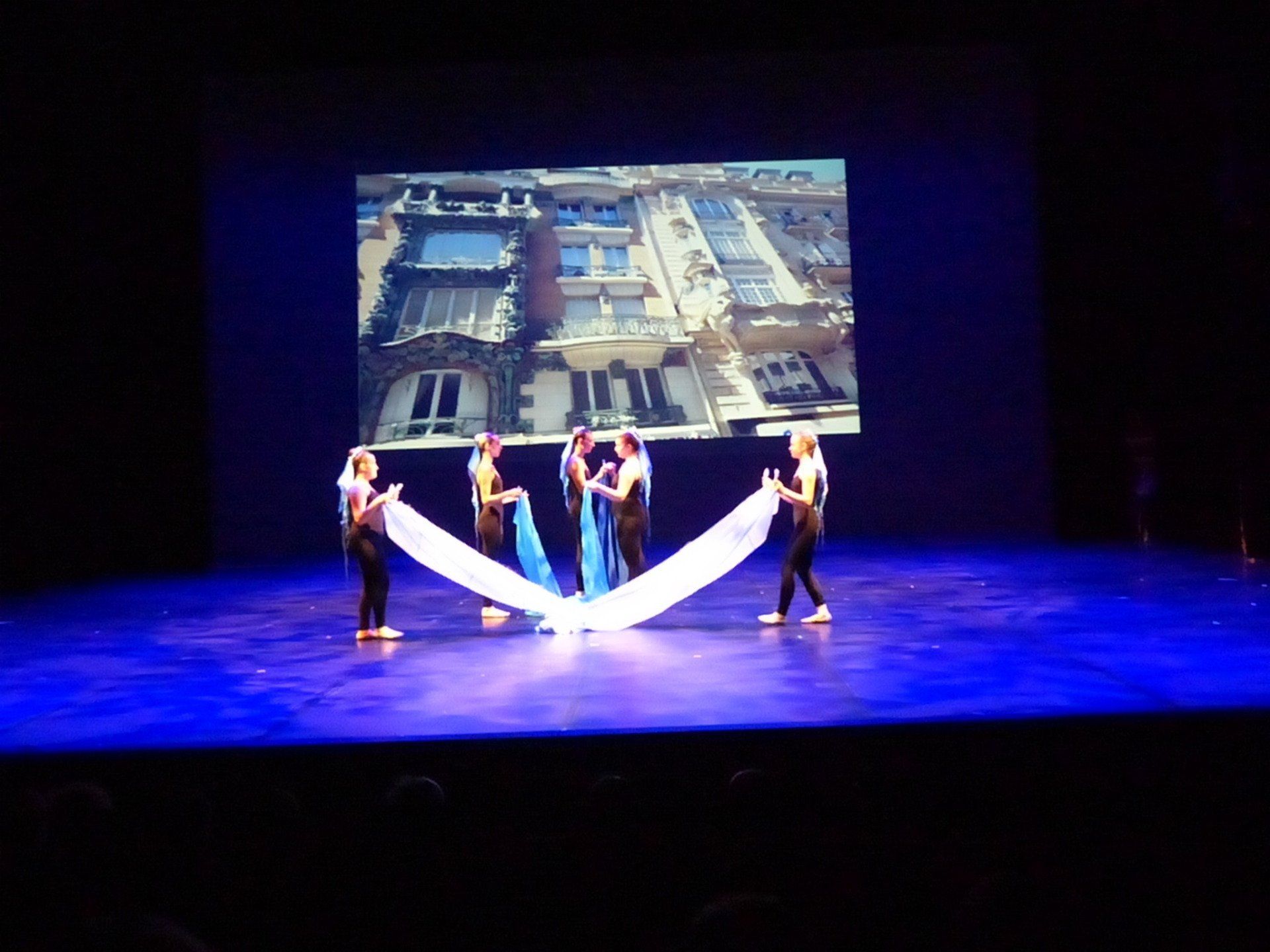 Danseurs : décor image immeuble