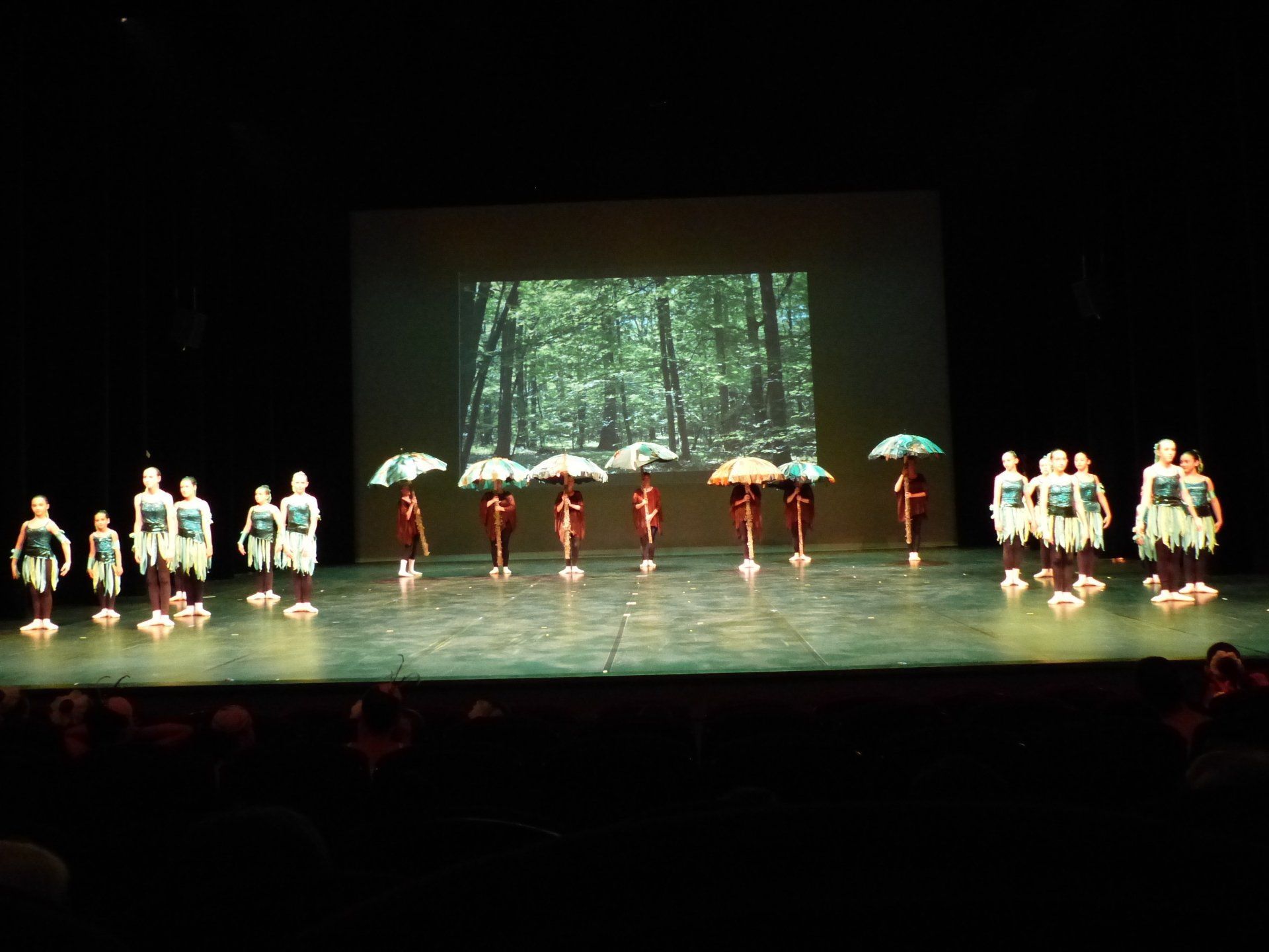 Danseuses avec ombrelles
