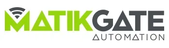 A logo for a company called matikgate automation