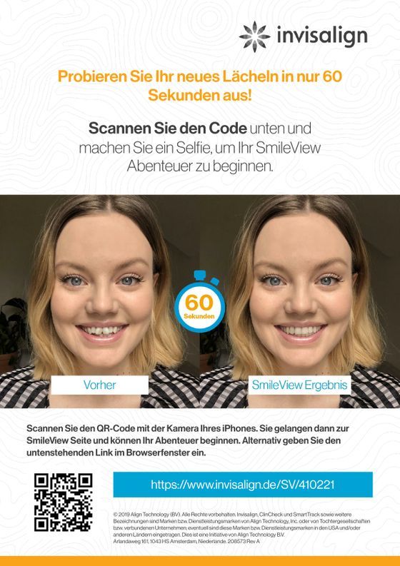 Probieren Sie Ihr neues Lächeln