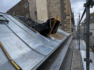 Toiture à joint debout