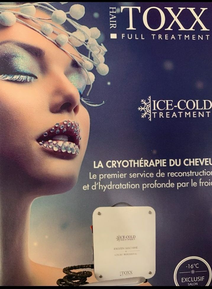 Description soin cryothérapie cheveux