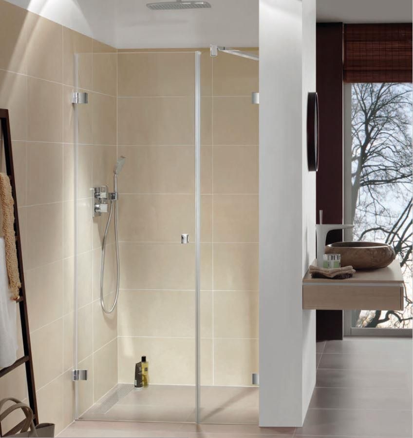 Rahmenlose Glasdusche