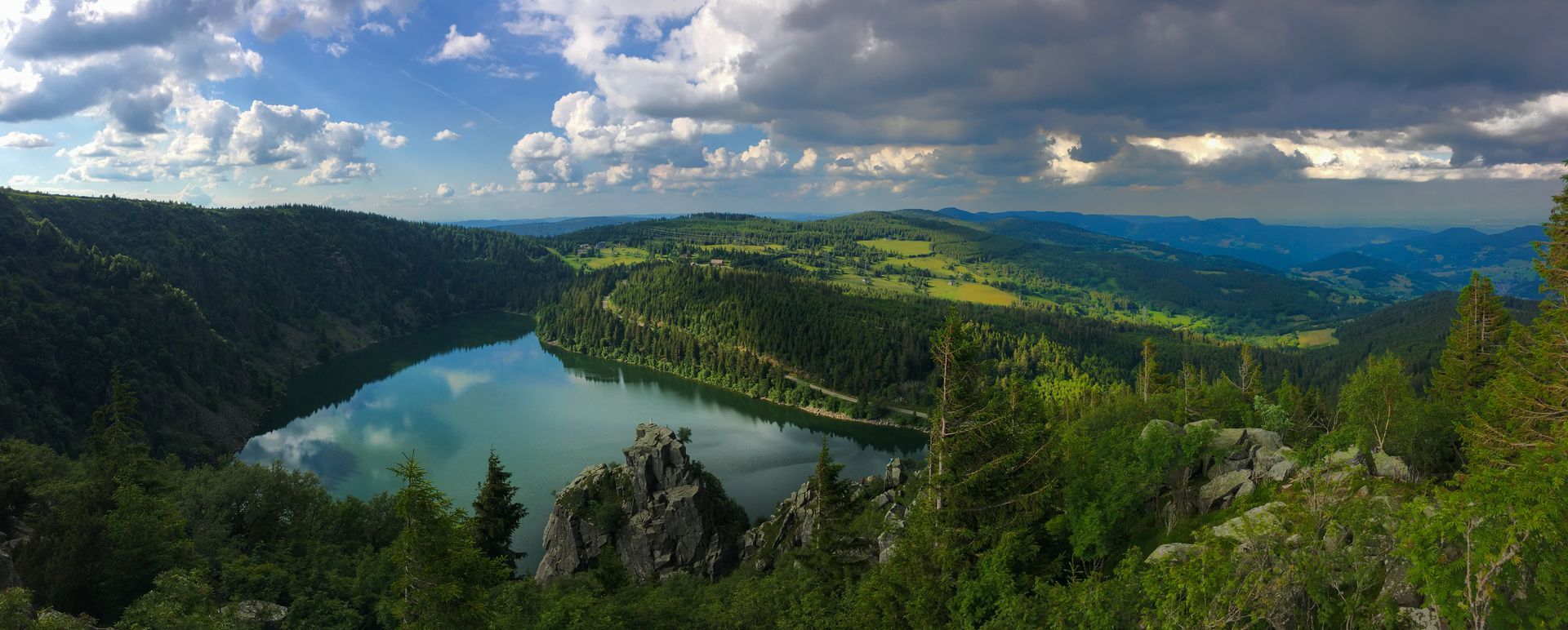 Le lac Blanc, dans les Vosges