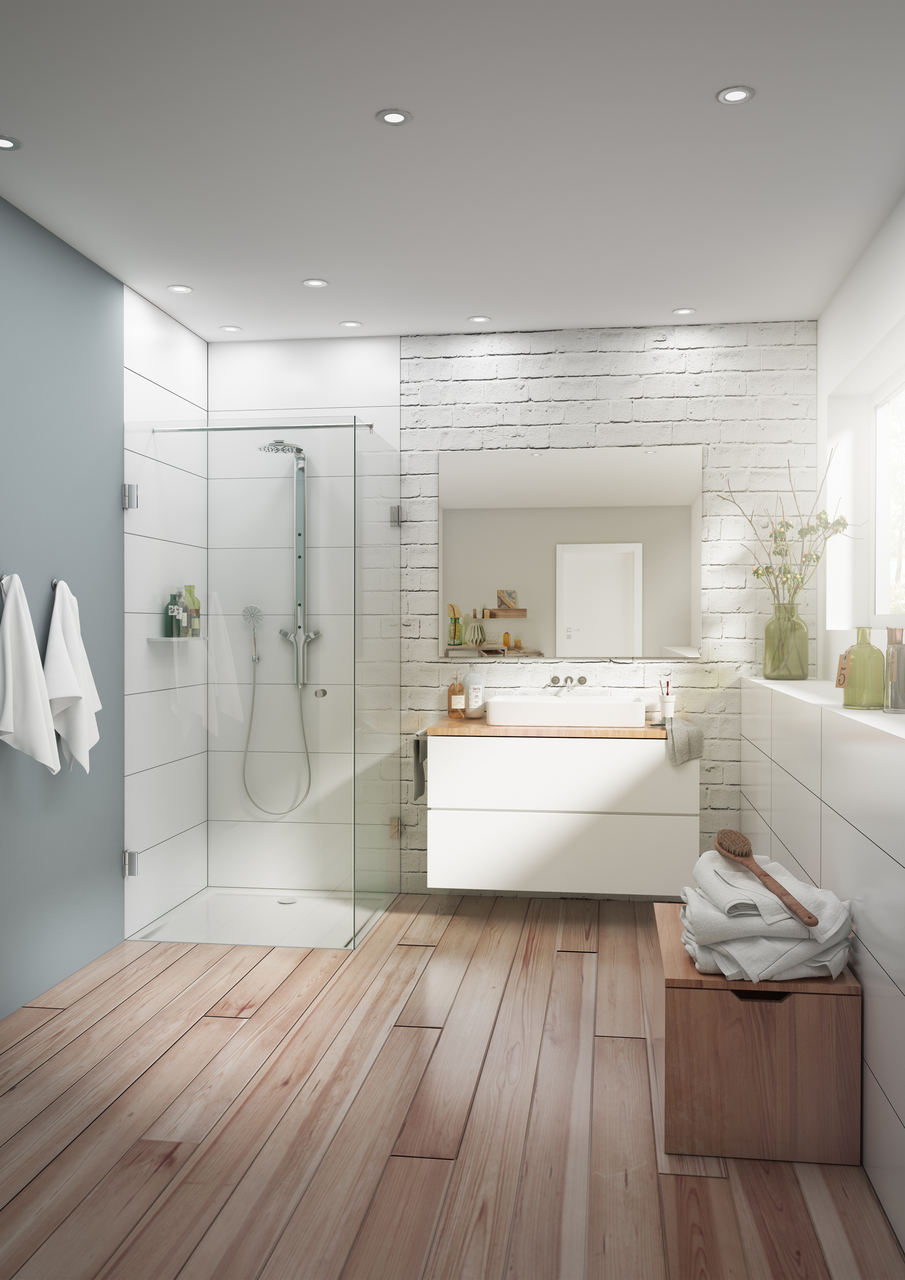 Duschkabine aus Glas