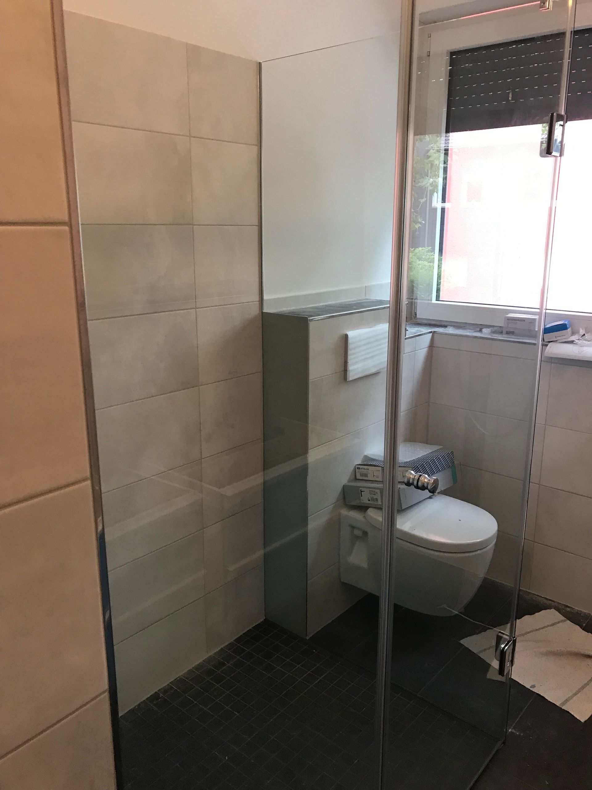 Badezimmer Glasdusche