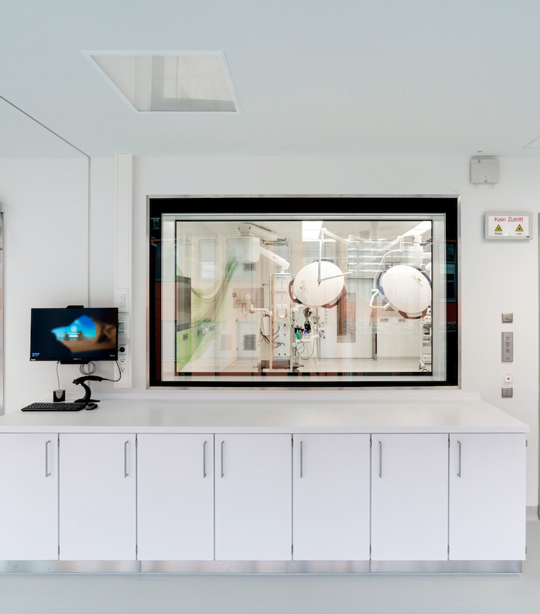 Strahlenschutzglas im Krankenhaus