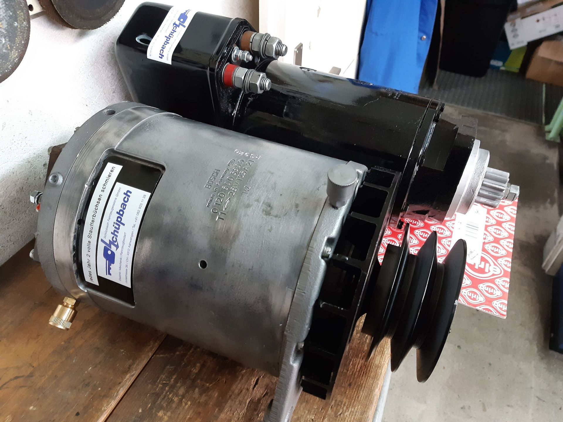 Alternator Lokomotive revidiert, Anlasser Diesellokomotive überholt, 28V Alternator repariert, 28V Anlasser aufbereitet