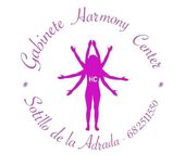 Un logotipo morado para el Gabinete Harmony Center.