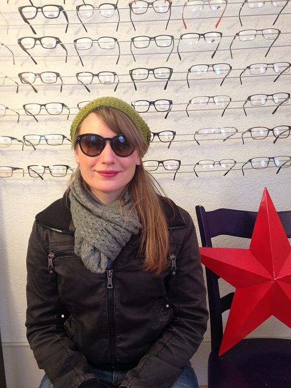 Garance av sa nouvelle paire Chloé	