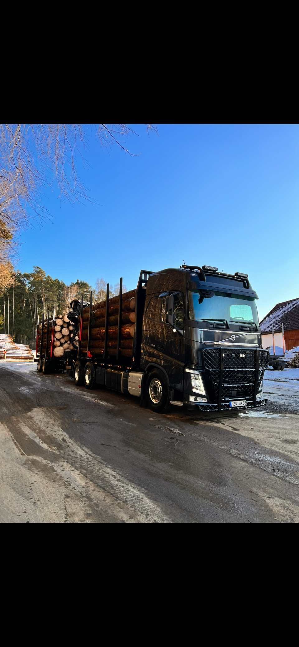 Holz wird mit Lkw transportiert, Anton Reindl Holztransporte und Holzhandel
