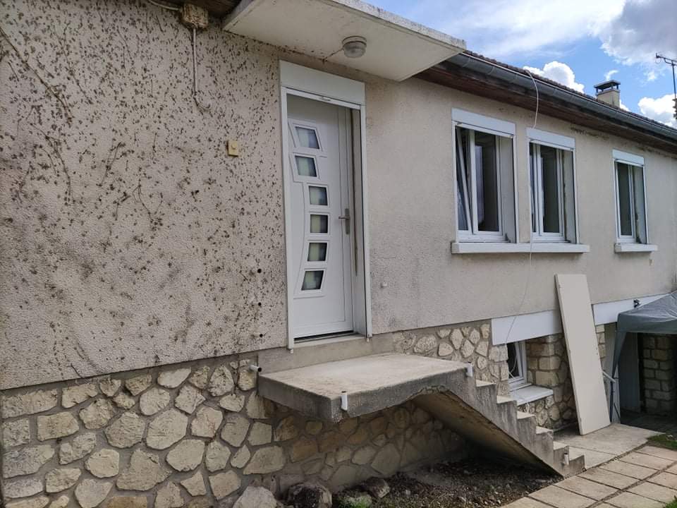 Vente porte d'entrée en PVC