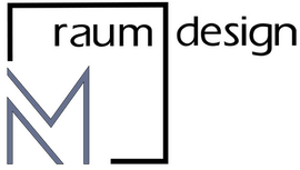 Es ist ein Logo für eine Firma namens Raum Design.