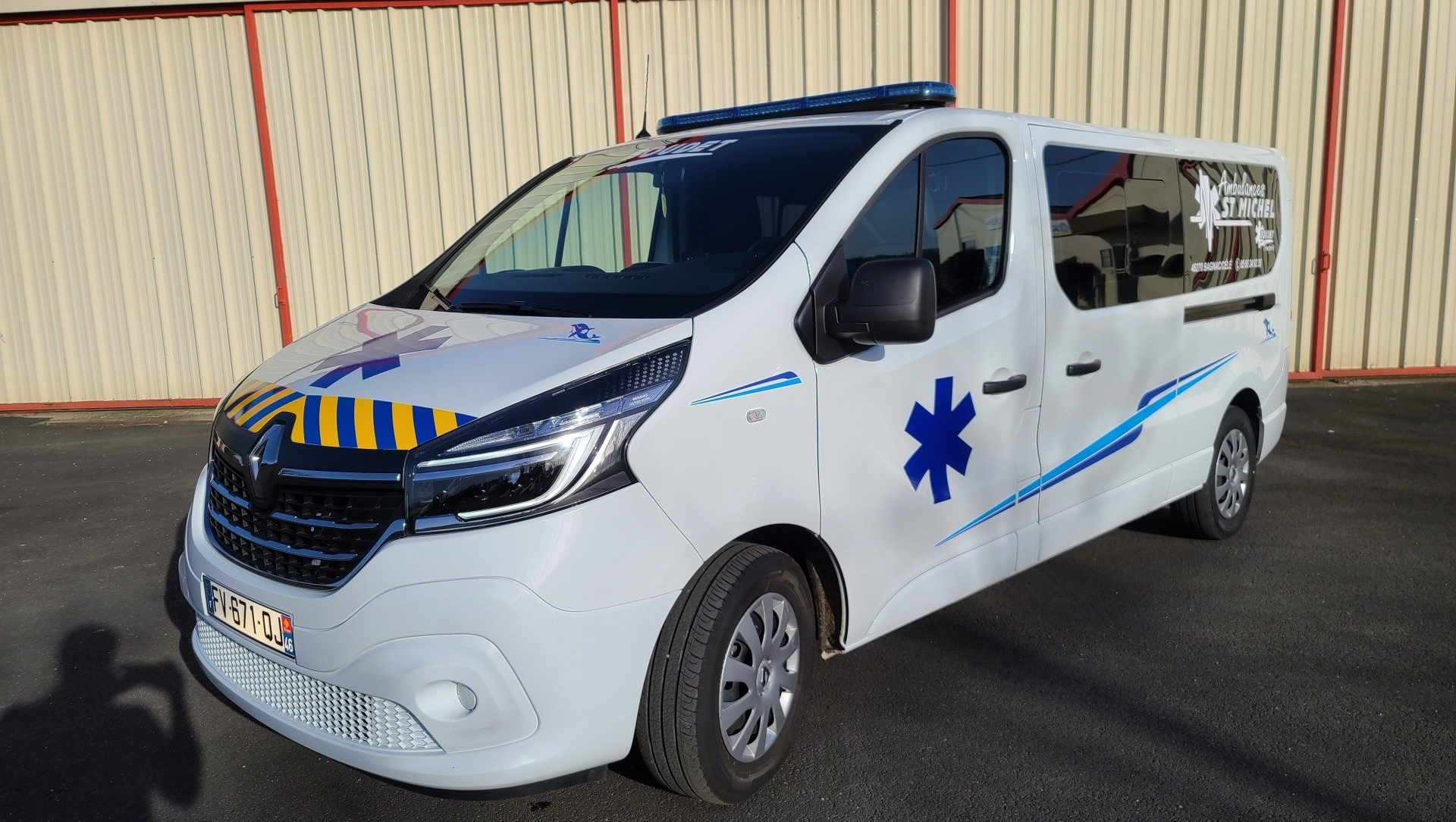 Véhicule ambulance Transports Boudet