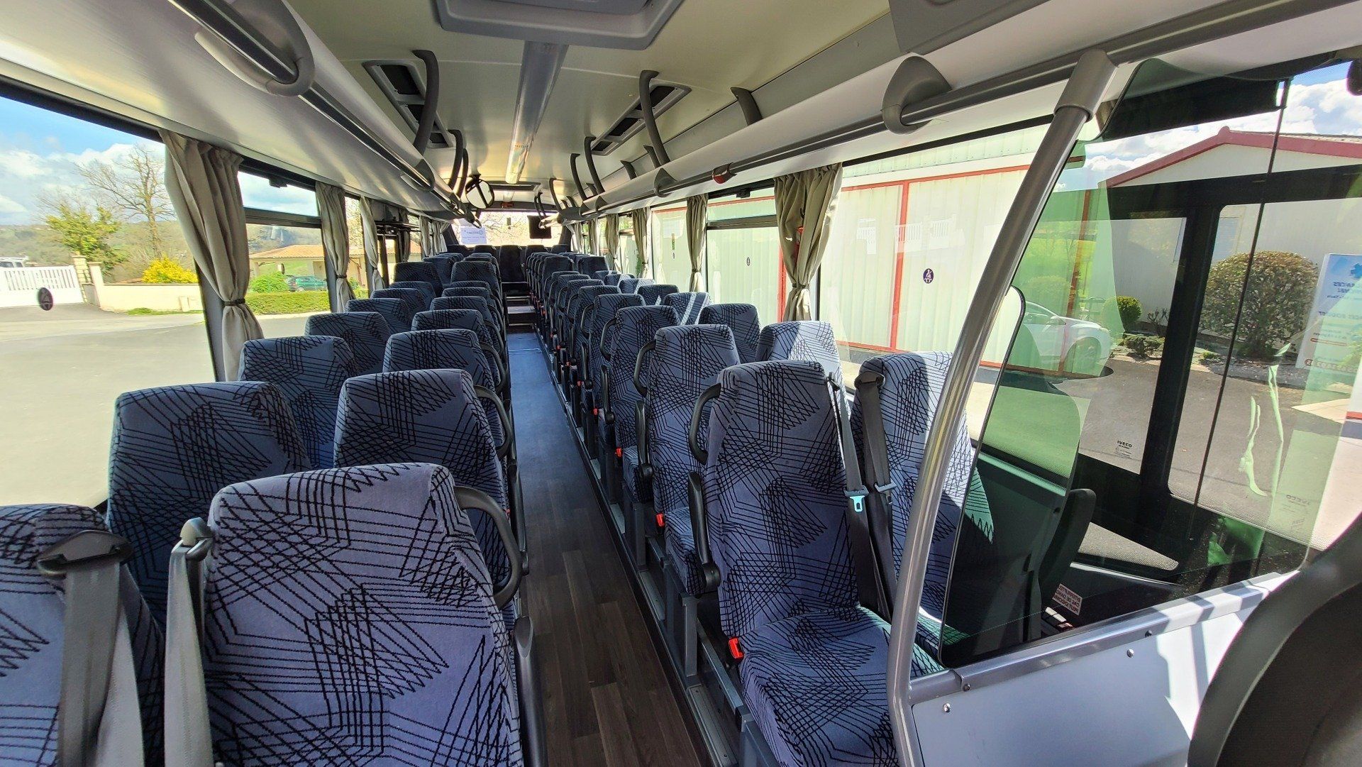 sièges d'un autocar