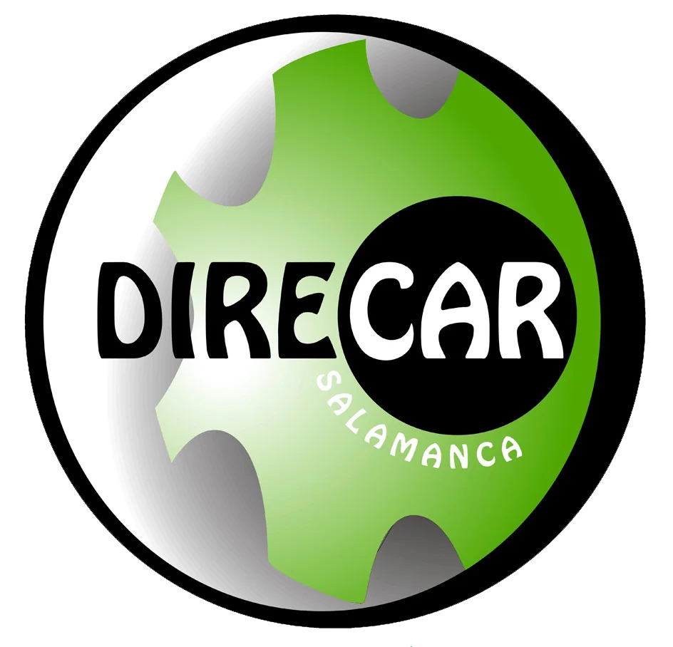 Un logotipo verde y negro para Direcar Salamanca.
