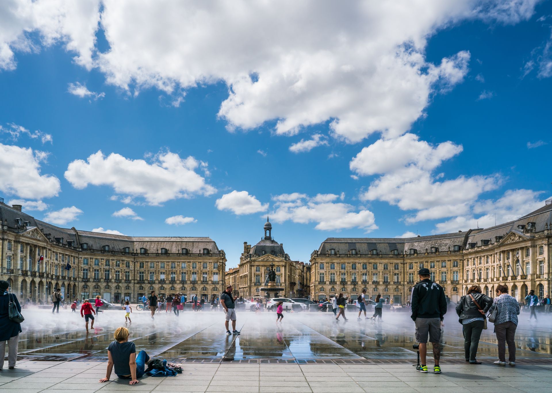 Place de la Bourse à Bordeaux
