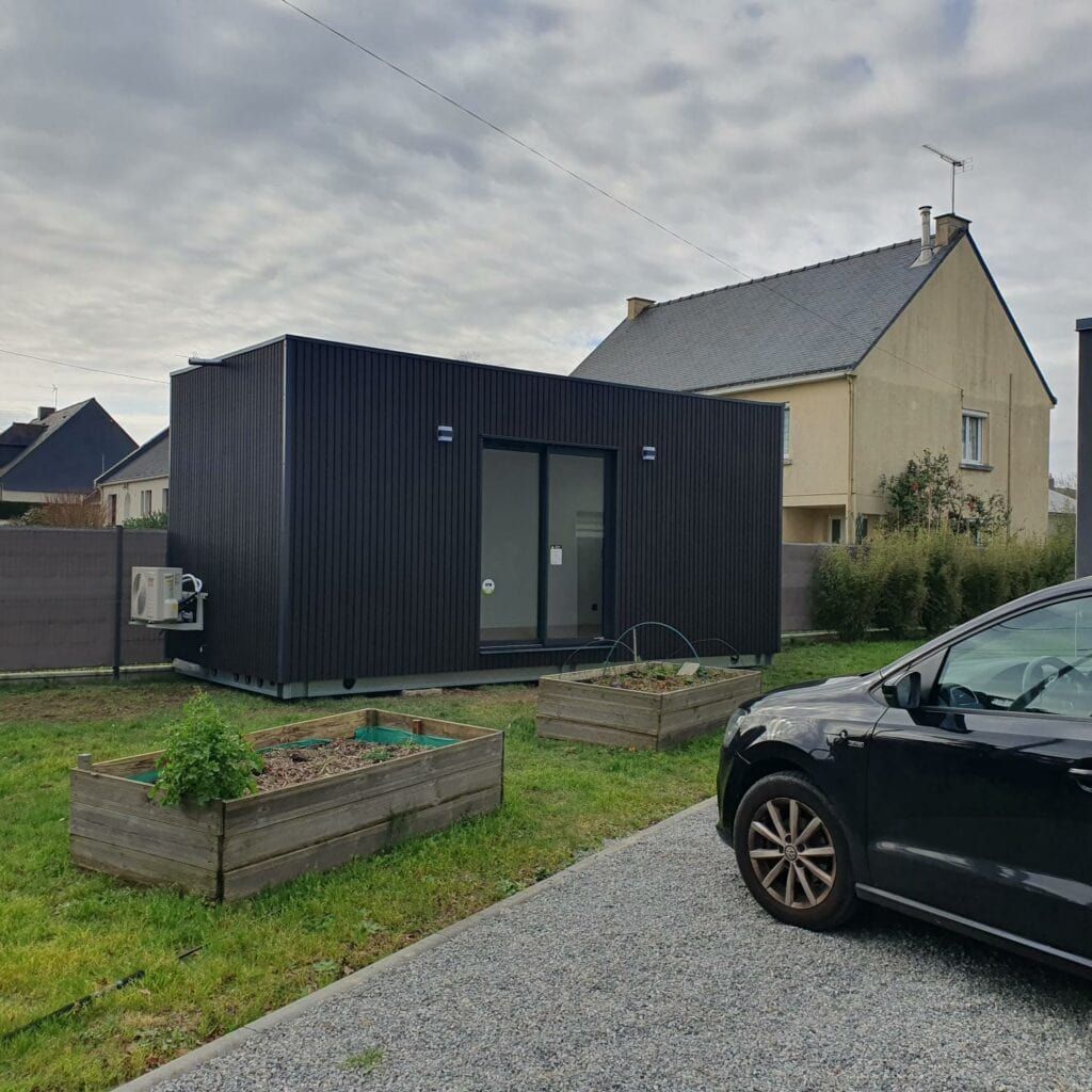 Studio de jardin chez un client.