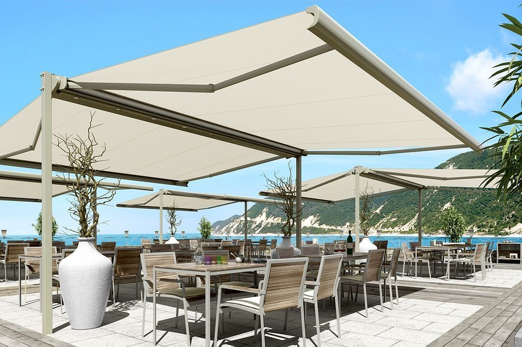 Freistehende Beschattung - Storen Techbau Köseler - Zug