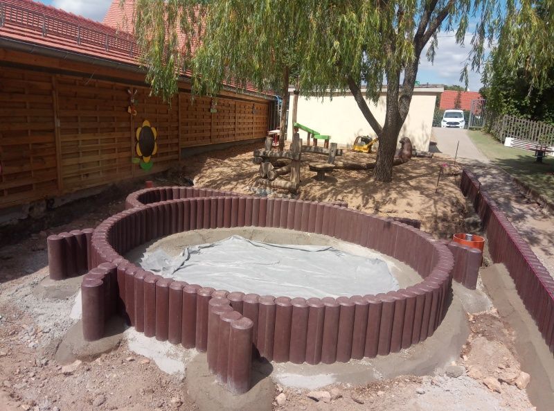 Kinderspielplatz im Umbau