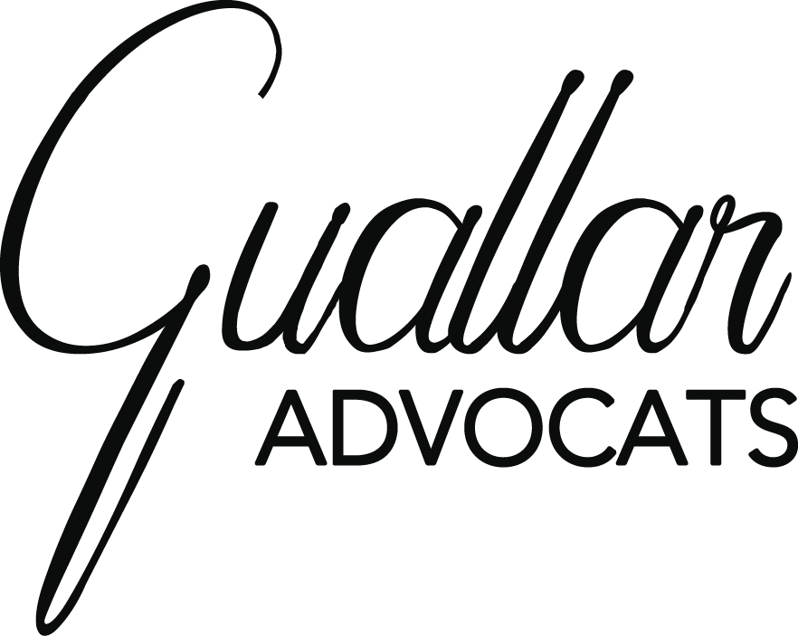 Un logotipo en blanco y negro para los defensores de Guallar.