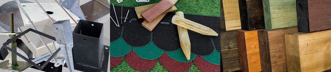 Un collage de cuatro imágenes de diferentes tipos de madera.