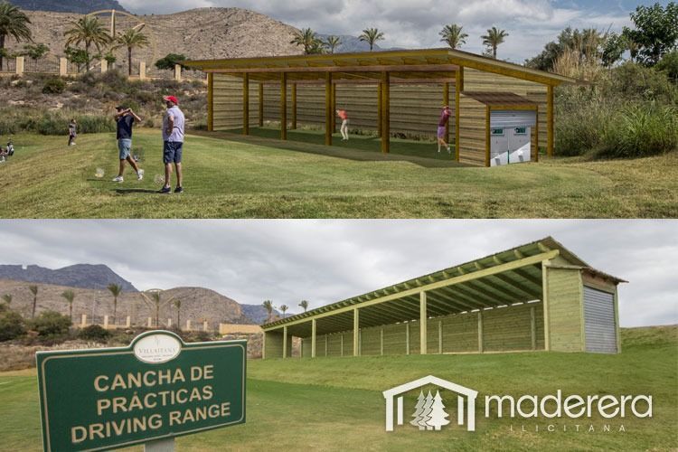 Impresión artística de un campo de prácticas de cancha de prácticas.