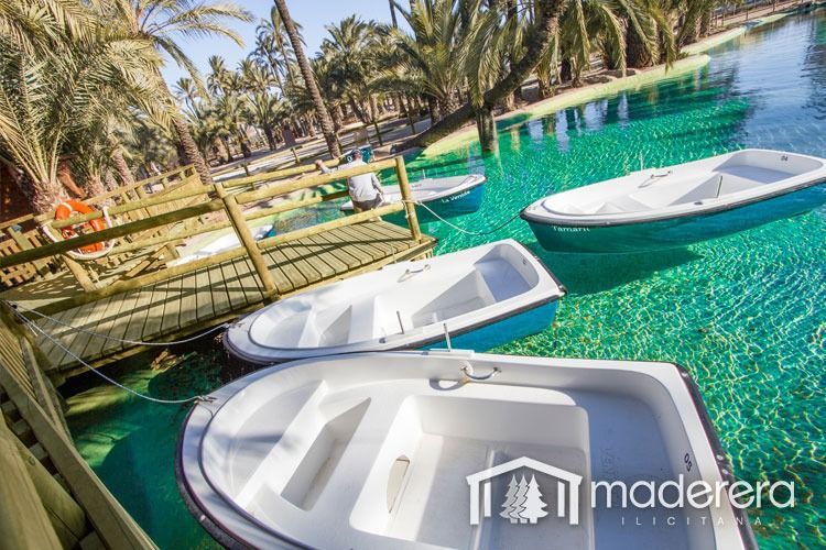 Un grupo de barcos flotan sobre un cuerpo de agua.