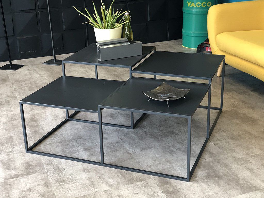 Table basse en fer forgé