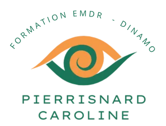 Un logo vert et orange pour pierrisnard caroline