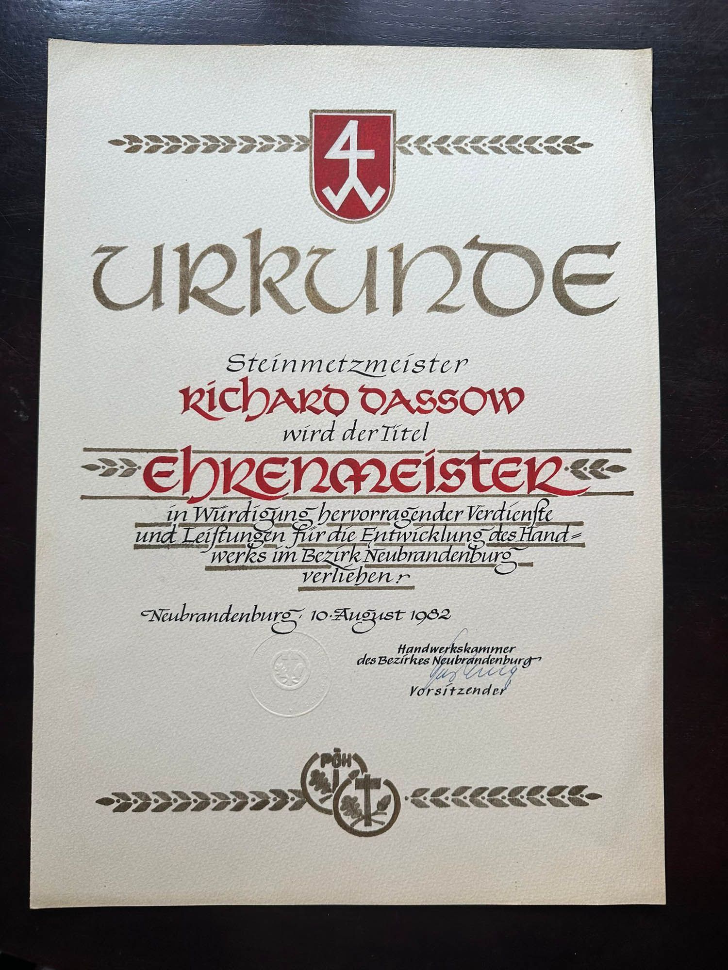 Steinmetzbetrieb Dassow Inh. Stefan Freese in Neubrandenburg