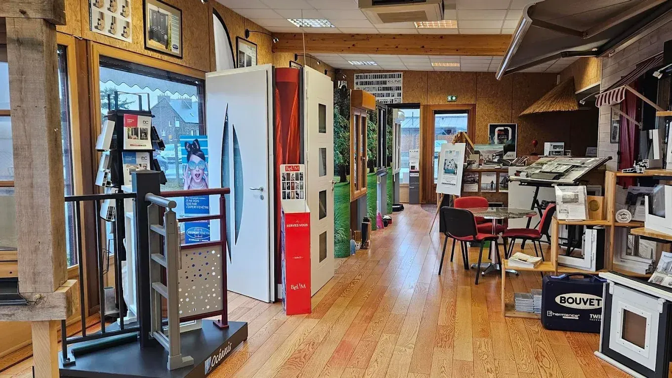Le showroom de L'Expert Fenêtre Briand Menuiserie