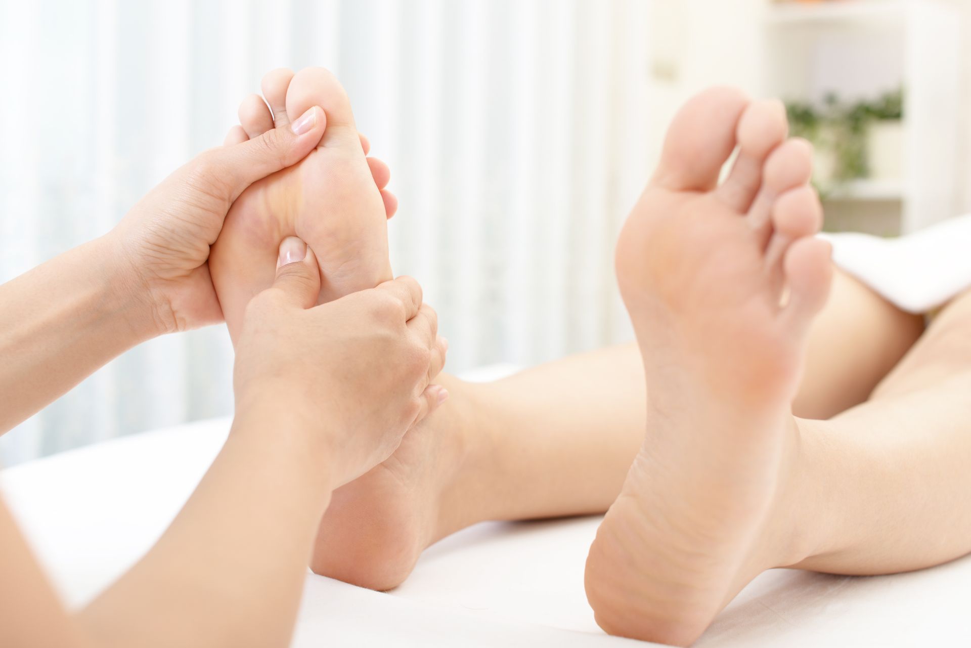 Des pieds.