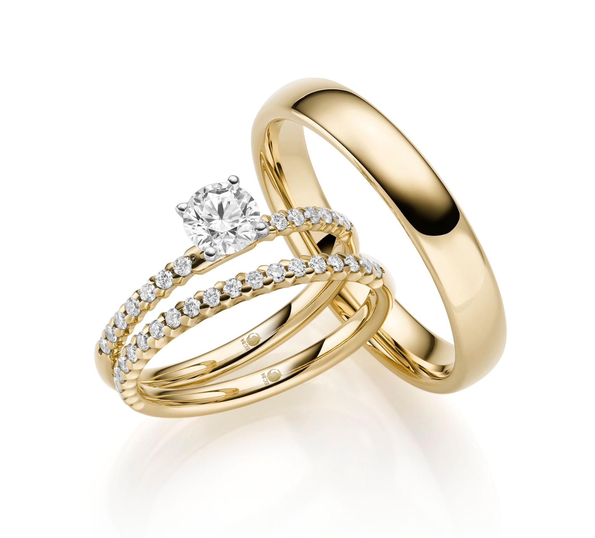 Verlobungsringe Gold und Diamant