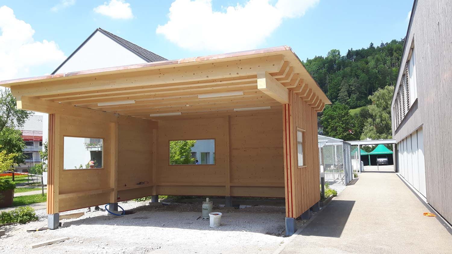 Pavillon - M. Näf Holzbau GmbH in Weisslingen