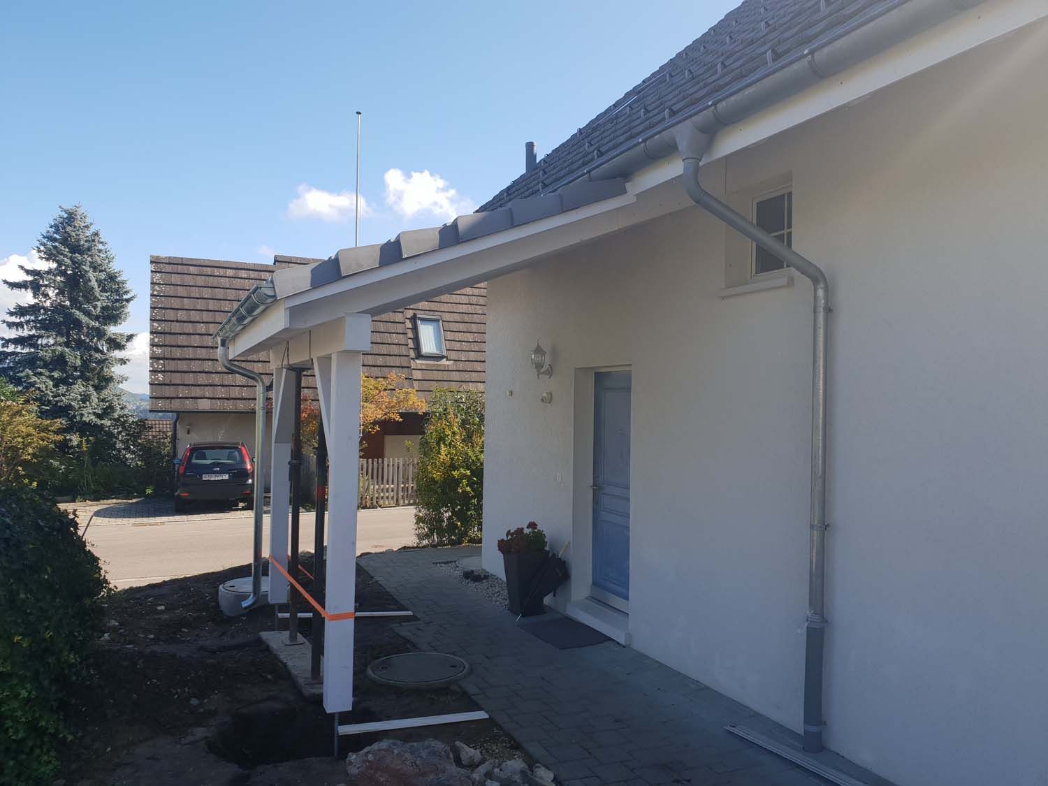 Vordach - M. Näf Holzbau GmbH in Weisslingen