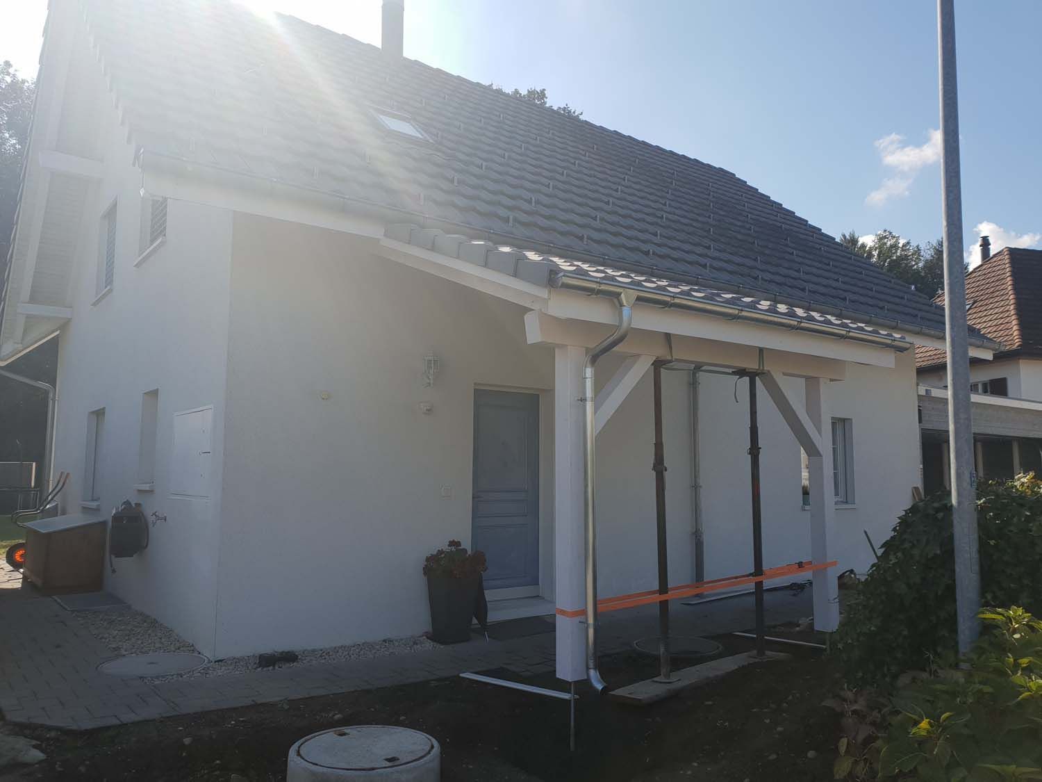 Vordach - M. Näf Holzbau GmbH in Weisslingen